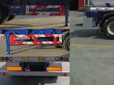 Haifulong  PC9401GRYF Aluminum alloy flammable liquid tank transport semi-trailer