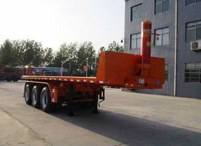 Zhongyuntong brand automobiles JZJ9401ZZXPH Flat dump semi-trailer