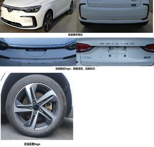 Beijing brand automobiles BJ7000C5D3GBEV Pure electric sedan