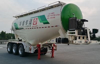 Hualu Yexing brand automobiles HYX9400GFL38 Medium density powder material transportation semi-trailer