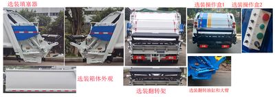 Shanhua  JHA5084ZYSBJA6 Compressed garbage truck