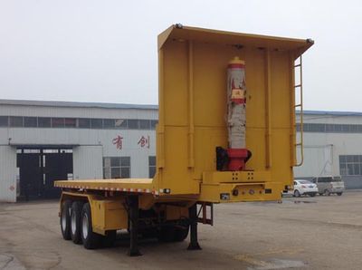 Huanlu  LYT9402ZZXP Flat dump semi-trailer