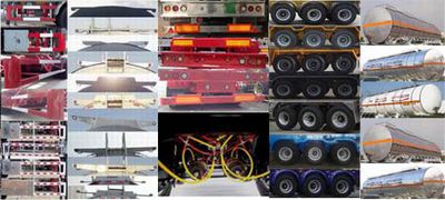 Ruijiang  WL9404GRYB Flammable liquid tank transport semi-trailer