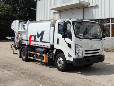 Fulongma  FLM5080ZYSJL6CY Compressed garbage truck