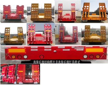 Liangshan Dongyue  CSQ9392TDP Low flatbed semi-trailer