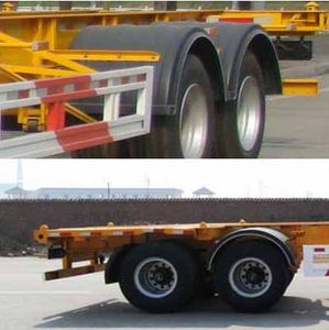 Huajun  ZCZ9350TWYHJE Transport semi-trailer of dangerous goods tank frame