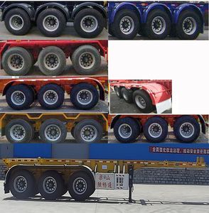 Liangshan Lu Tongtong  ZRM9400TJZ20 Container transport semi-trailer