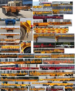 Liangshan Lu Tongtong  ZRM9400TJZ20 Container transport semi-trailer