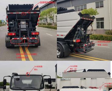 Kaiwo  NJL5040ZZZBEV4 Pure electric self loading and unloading garbage truck