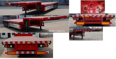 Liangyi  TYK9400TDP Low flatbed semi-trailer