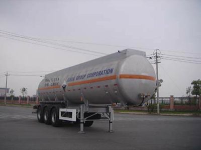 CIMC ZJV9408GHYTHB Chemical liquid transportation semi-trailer