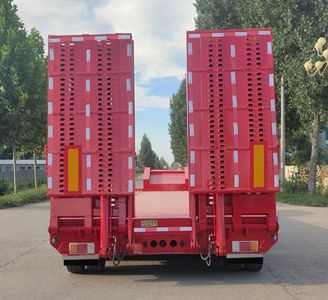 Chenlu  LJT9380TDP Low flatbed semi-trailer