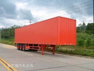 CIMC ZJV9381XXY Box transport semi-trailer