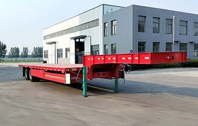 Xinlujun  SSY9350TDP Low flatbed semi-trailer