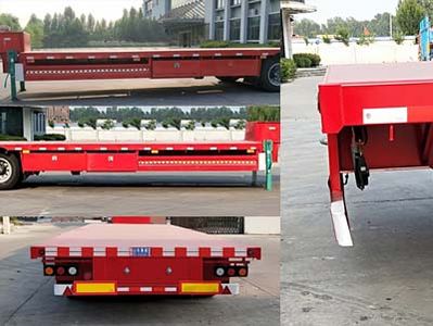 Xinlujun  SSY9350TDP Low flatbed semi-trailer