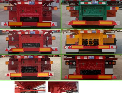 Yanhengda  DYD9400ZZXPC Flat dump semi-trailer