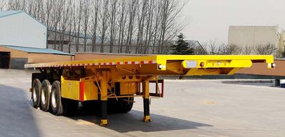 Yanhengda  DYD9400ZZXPC Flat dump semi-trailer