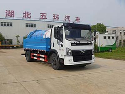 Huatong brand automobiles HCQ5125GQWE6 Cleaning the suction truck