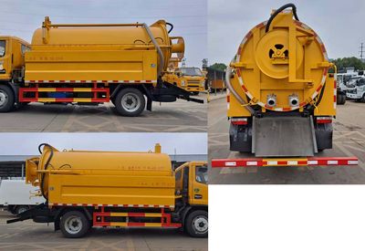 Huatong brand automobiles HCQ5125GQWE6 Cleaning the suction truck