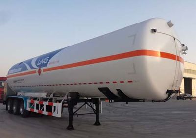 Han Zhong Shen Leng  ZHJ9408GDYD Low temperature liquid transport semi-trailer