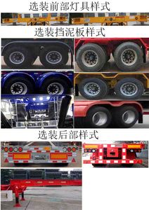 Liangshan Dongyue  CSQ9355TJZG Container transport semi-trailer