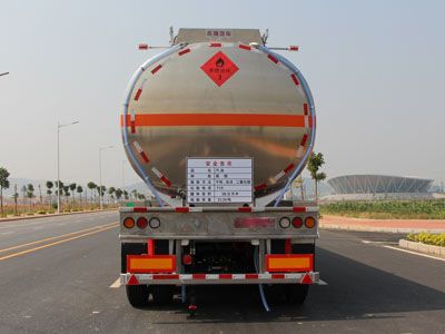 Yongqiang  YQ9350GYYT2 Aluminum alloy oil transport semi-trailer