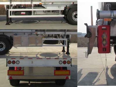 Chusheng  CSC9403GYYLD Aluminum alloy oil transport semi-trailer