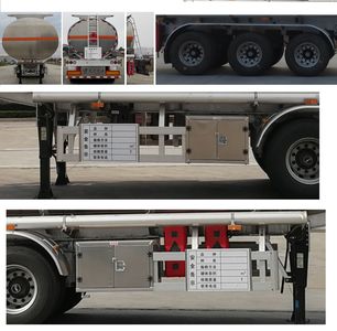 Chusheng  CSC9403GYYLD Aluminum alloy oil transport semi-trailer