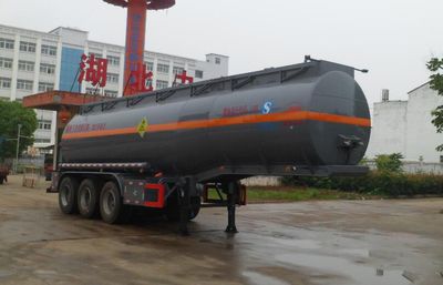 Zhongqi Liwei brand automobiles HLW9400GYW Tank transport semi-trailer for oxidizing substances