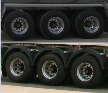 Zhongqi Liwei brand automobiles HLW9400GYW Tank transport semi-trailer for oxidizing substances