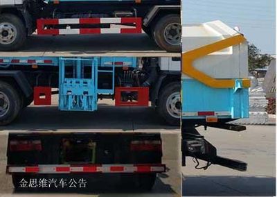 Zhuanwei  HTW5047ZZZCA Hydraulic Lifter Garbage truck 