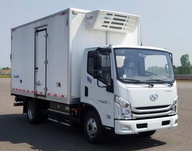 Yuejin  SH5047XLCZFEVMZ5 Pure electric refrigerated truck