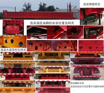 Enxin Business Brand Automobile HEX9403ZH tipping chassis 