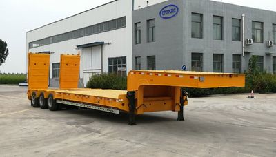 Hongjuhui  PLH9400TDPXZ Low flatbed semi-trailer