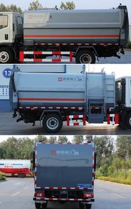 Tonghua  WTY5080ZZZA6 Hydraulic Lifter Garbage truck 