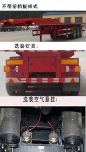 Linsheng Industrial Brand Automobile XCD9401ZZXPC Flat dump semi-trailer