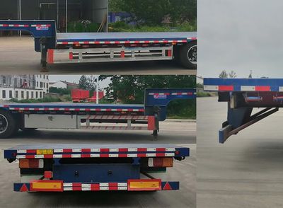 Jiyue  SPC9401TDP Low flatbed semi-trailer