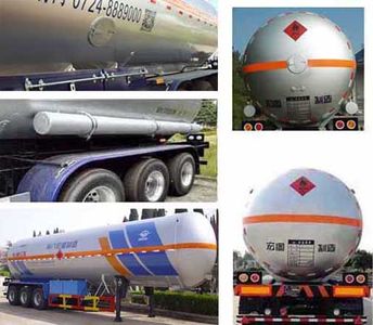 Hongtu  HT9408GYQ7 Semi trailer for liquefied gas transportation