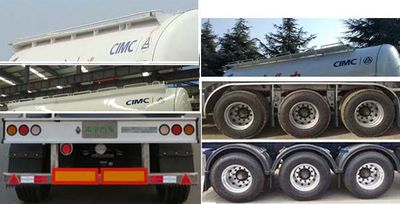 CIMC ZJV9401GFLLYA Medium density powder material transportation semi-trailer