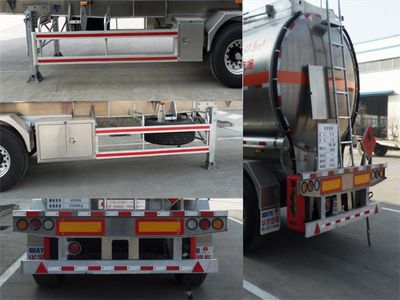 Huayuda  LHY9400GYYA Aluminum alloy oil transport semi-trailer