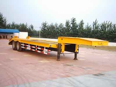 Tuoshan  WFG9280TDP Low flatbed semi-trailer