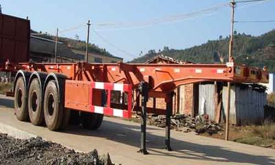 Minfeng  FDF9370TJZK Container transport semi-trailer