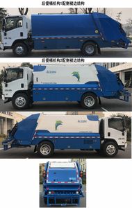 Sanli  CGJ5100ZYSQLE6 Compressed garbage truck