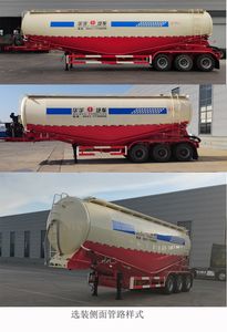 Huayuda  LHY9403GFL50 Low density powder material transportation semi-trailer