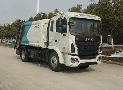 Jianghuai brand automobiles HFC5140ZYSVZ Compressed garbage truck