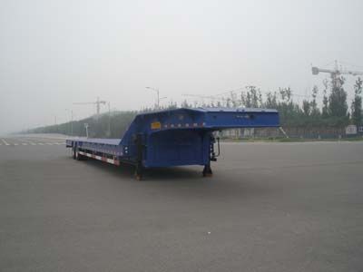 Huanda  BJQ9403TDP Low flatbed semi-trailer