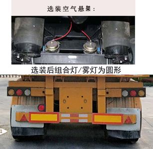 Wanhui  FST9400ZZXP Flat dump semi-trailer