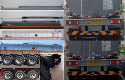 Yafeng  HYF9406GRY Flammable liquid tank transport semi-trailer