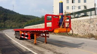 Nanming  LSY9407ZZXP Flat dump semi-trailer