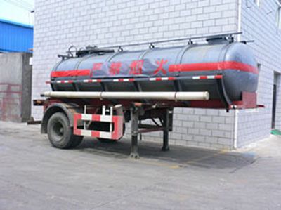 Huguang brand automobiles HG9132GHY Chemical liquid transportation semi-trailer